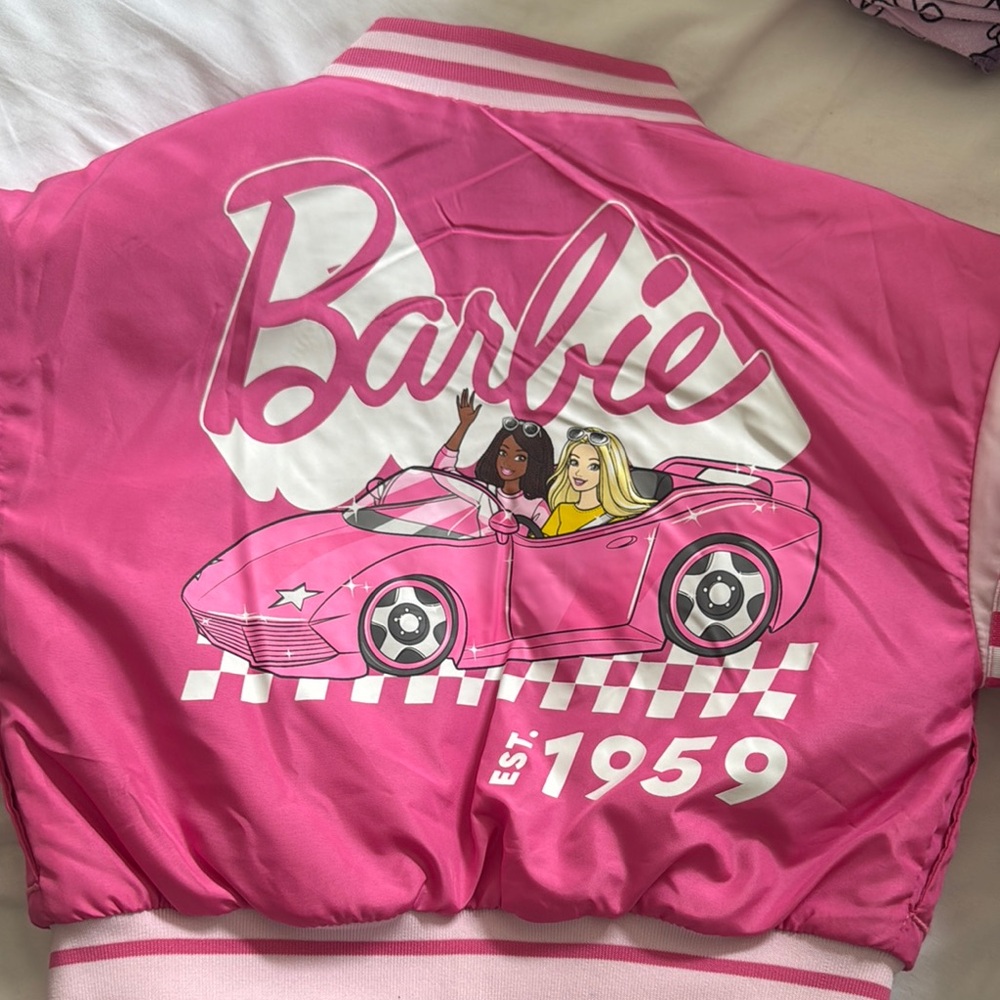 Barbie Pink Racing Jacket - Picture 3 of 3